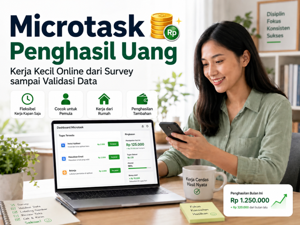 Tugas Online untuk Pemula: Cara Memulai dan Menghasilkan Uang