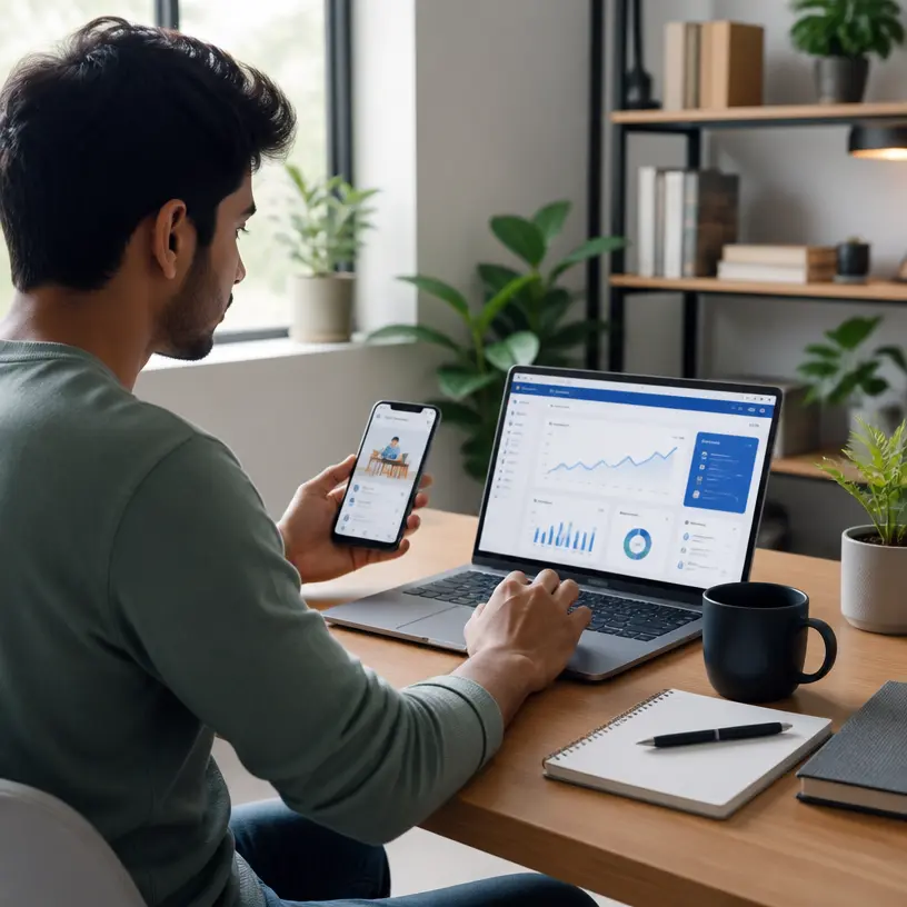 Cara kerja online untuk pemula menggunakan HP dan laptop